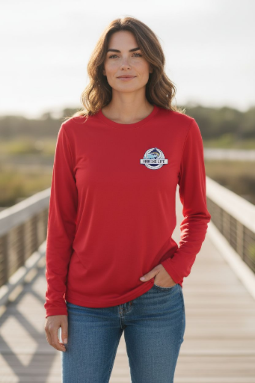 Ladies long sleeve fishing shirt