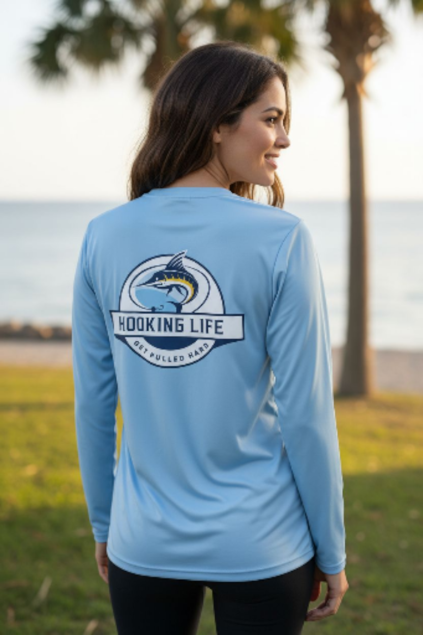 Ladies long sleeve fishing shirt